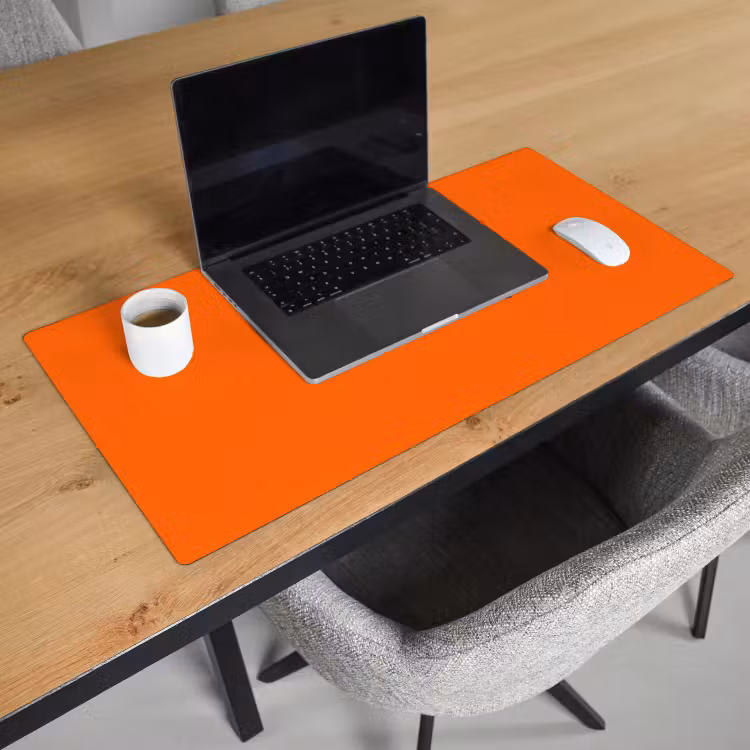 Bureau onderlegger - Persoon - Schaduw - Oranje — 3