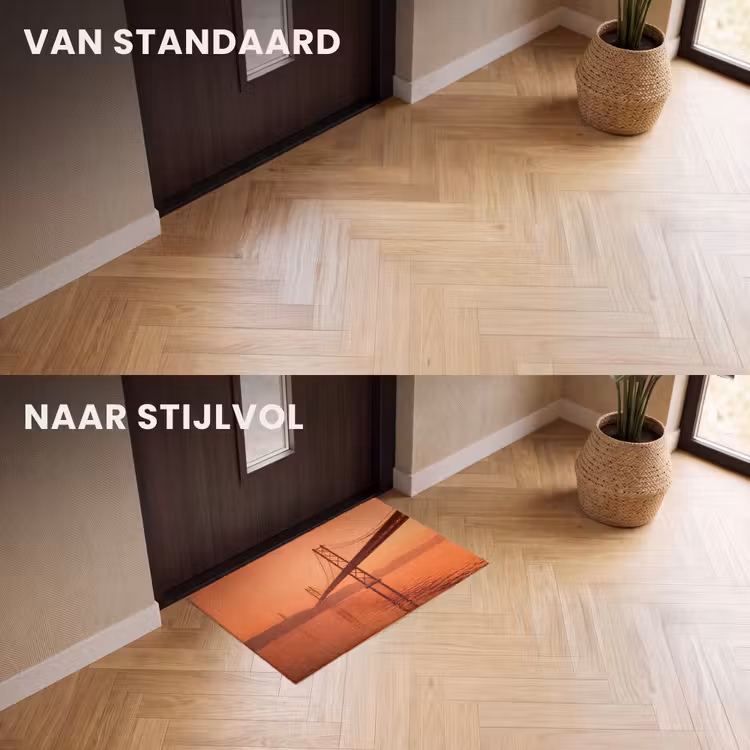 Deurmat - Brug - Water - Oranje — 3