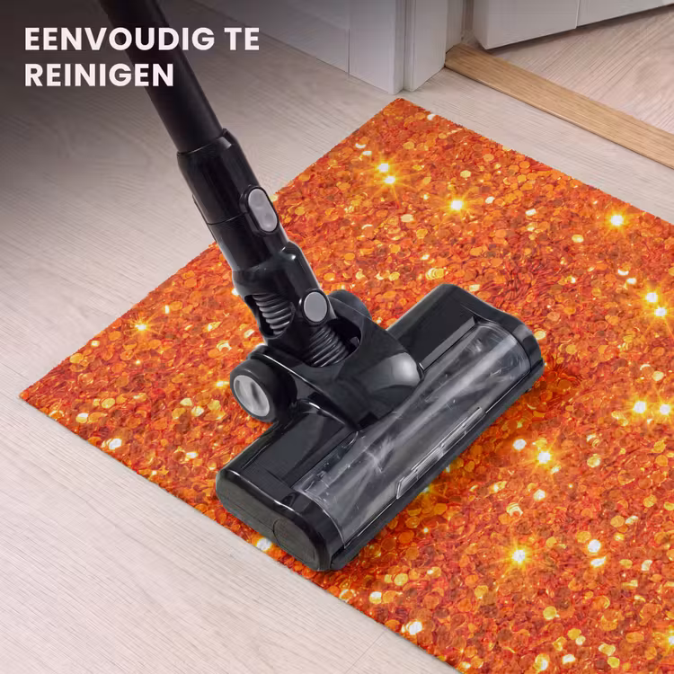 Deurmat - Glitter - Oranje - Abstract — 9