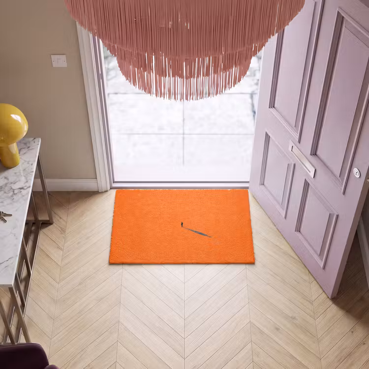 Deurmat - Persoon - Schaduw - Oranje — 4