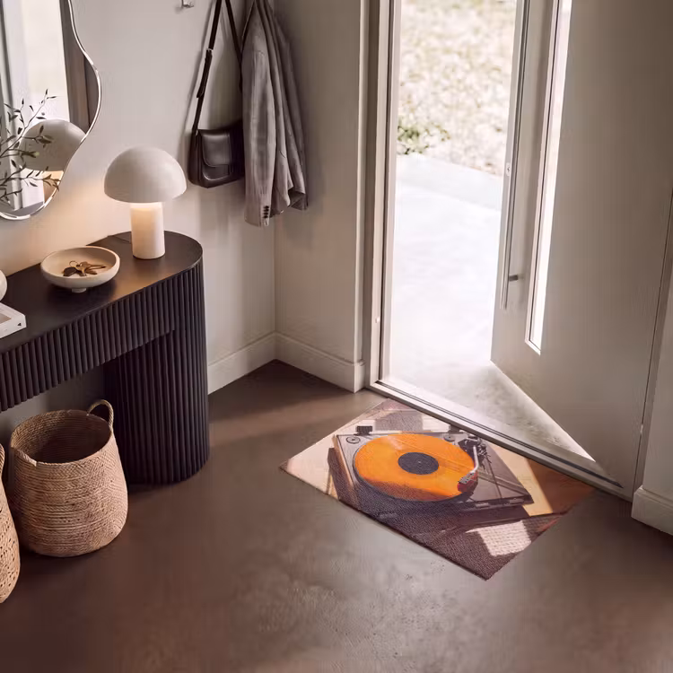 Deurmat - Platenspeler - Oranje - Muziek — 8