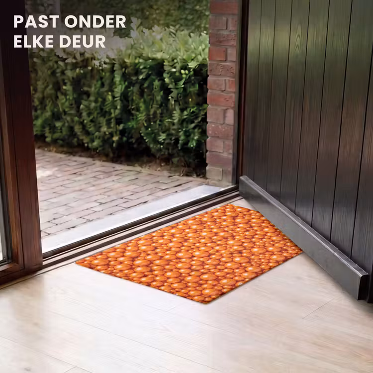 Deurmat - Snoep - Oranje - Patroon — 7