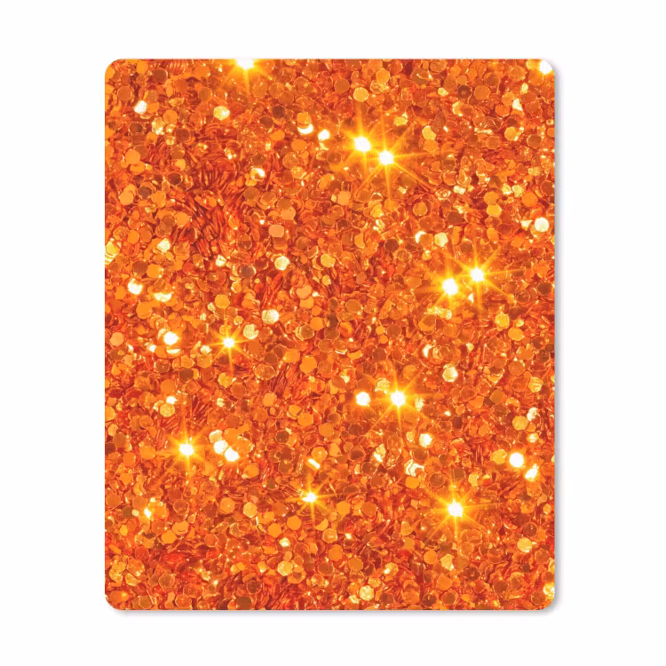 Muismat - Glitter - Oranje - Abstract — 1
