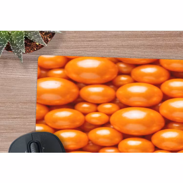 Muismat - Snoep - Oranje - Patroon — 5