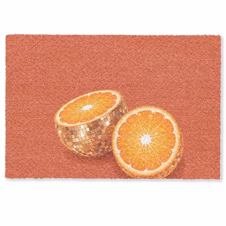 Deurmat - Fruit - Disco - Goud — 1