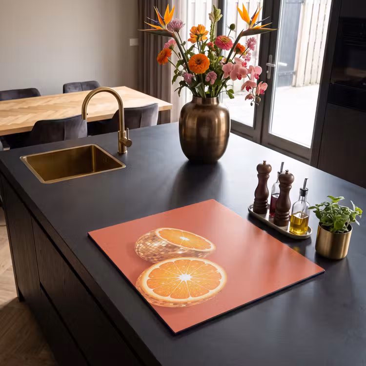 Inductie beschermer - Fruit - Disco - Goud — 5