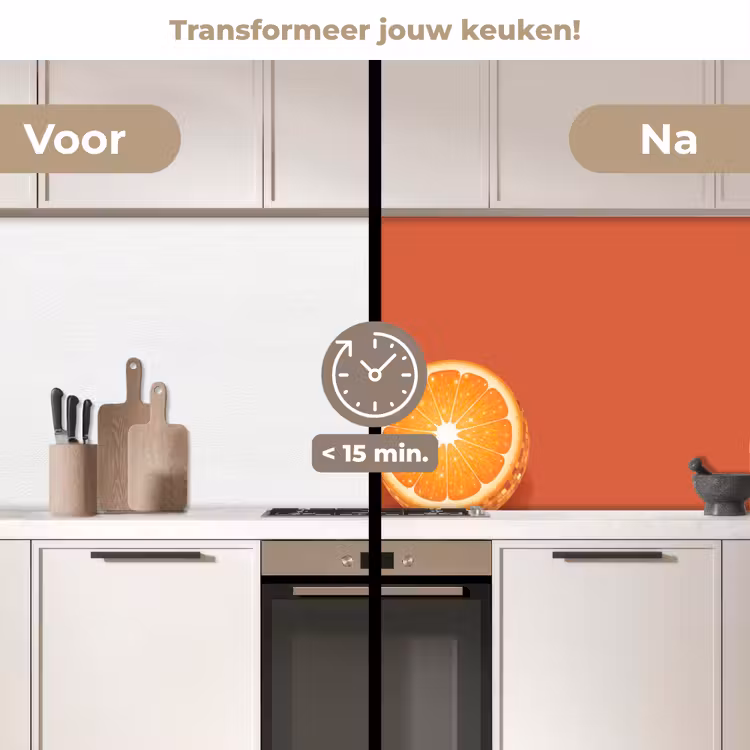 Keuken achterwand - Fruit - Disco - Goud — 2
