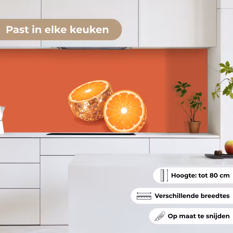 Keuken achterwand - Fruit - Disco - Goud — 4