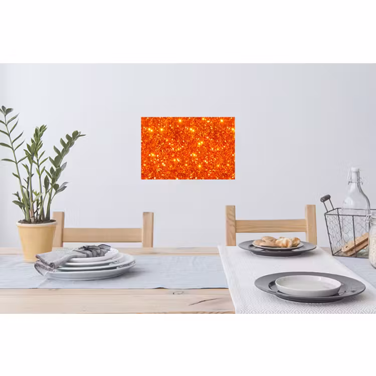 Muursticker - Glitter - Oranje - Abstract — 3