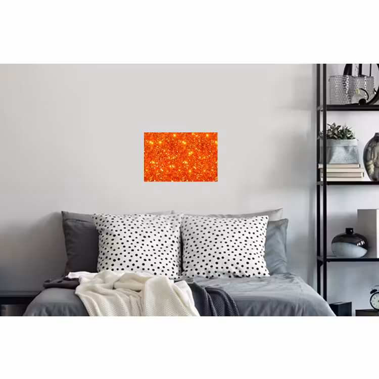 Muursticker - Glitter - Oranje - Abstract — 5