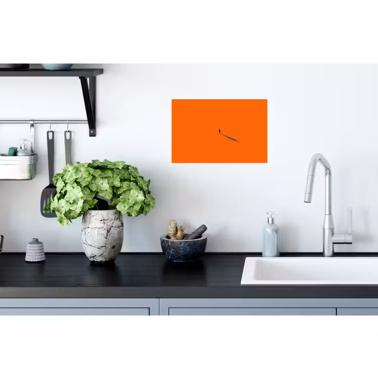 Muursticker - Persoon - Schaduw - Oranje — 2