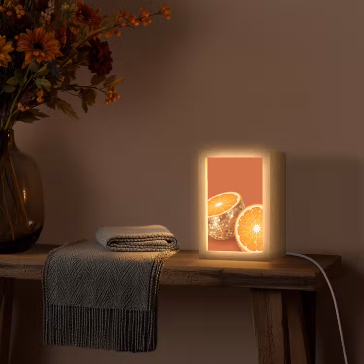 Gepersonaliseerde Lightbox - Fruit - Disco - Goud — 3