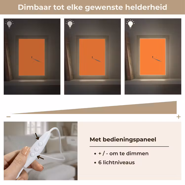 Gepersonaliseerde Lightbox - Persoon - Schaduw - Oranje — 8