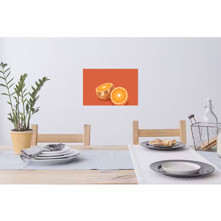 Muursticker - Fruit - Disco - Goud — 3