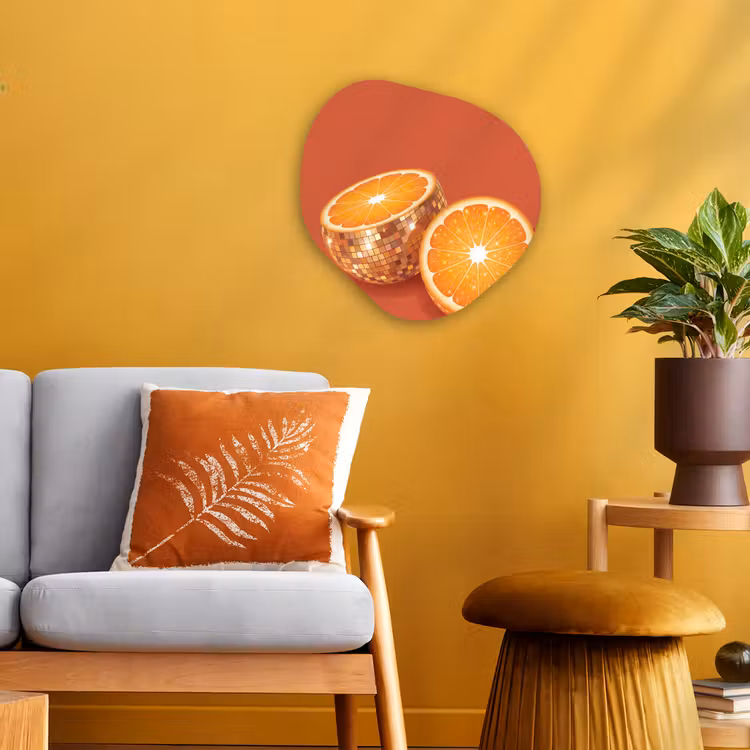 Organisch schilderij - Forex - Fruit - Disco - Goud — 3