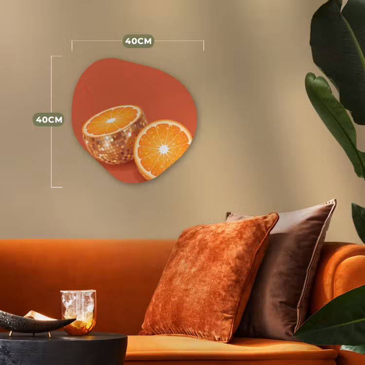 Organisch schilderij - Forex - Fruit - Disco - Goud — 4