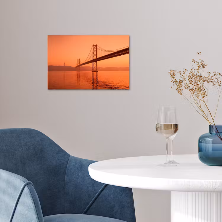 Poster - Brug - Water - Oranje — 4