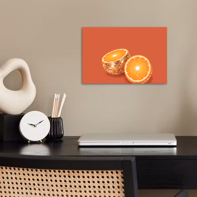 Poster - Fruit - Disco - Goud — 2