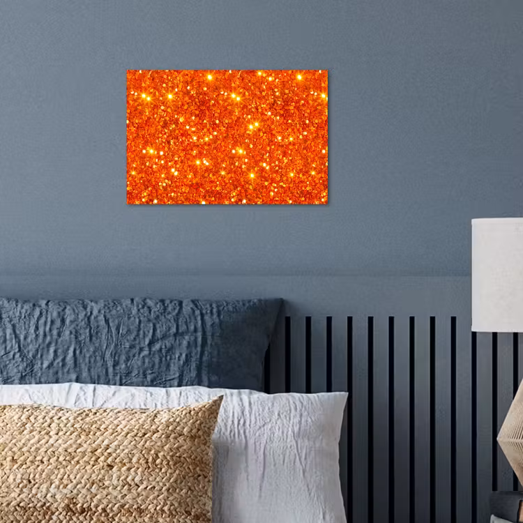 Poster - Glitter - Oranje - Abstract — 3