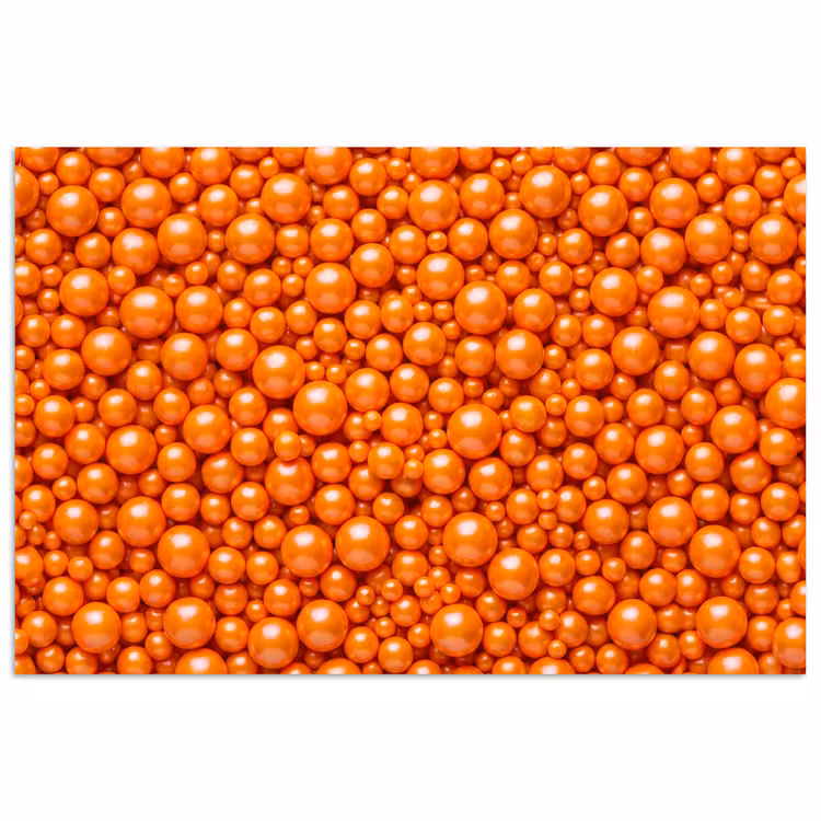Poster - Snoep - Oranje - Patroon — 1