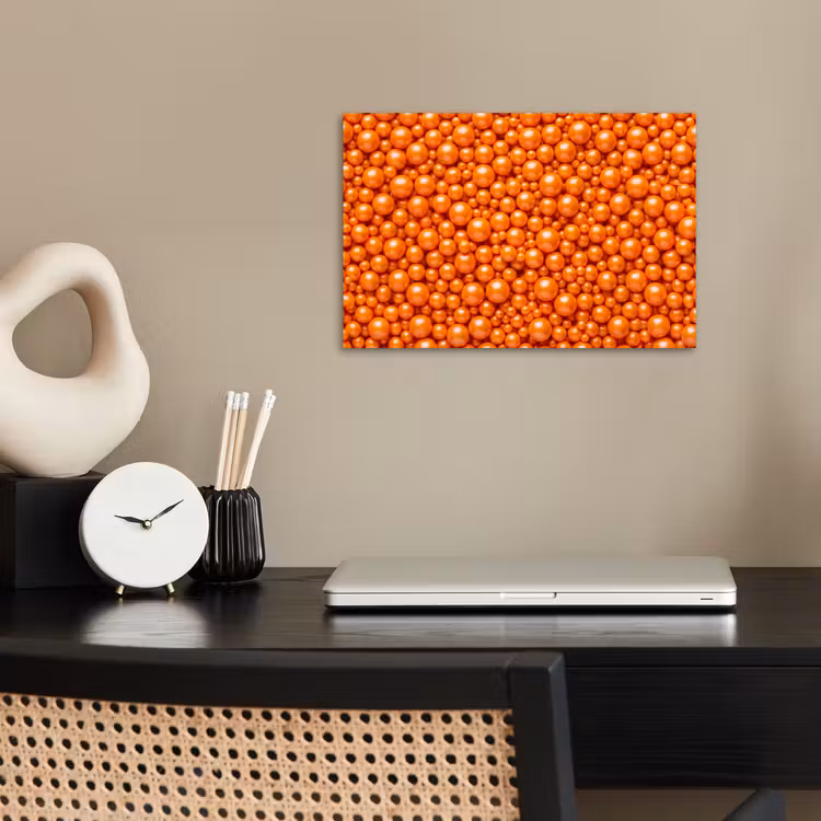 Poster - Snoep - Oranje - Patroon — 2