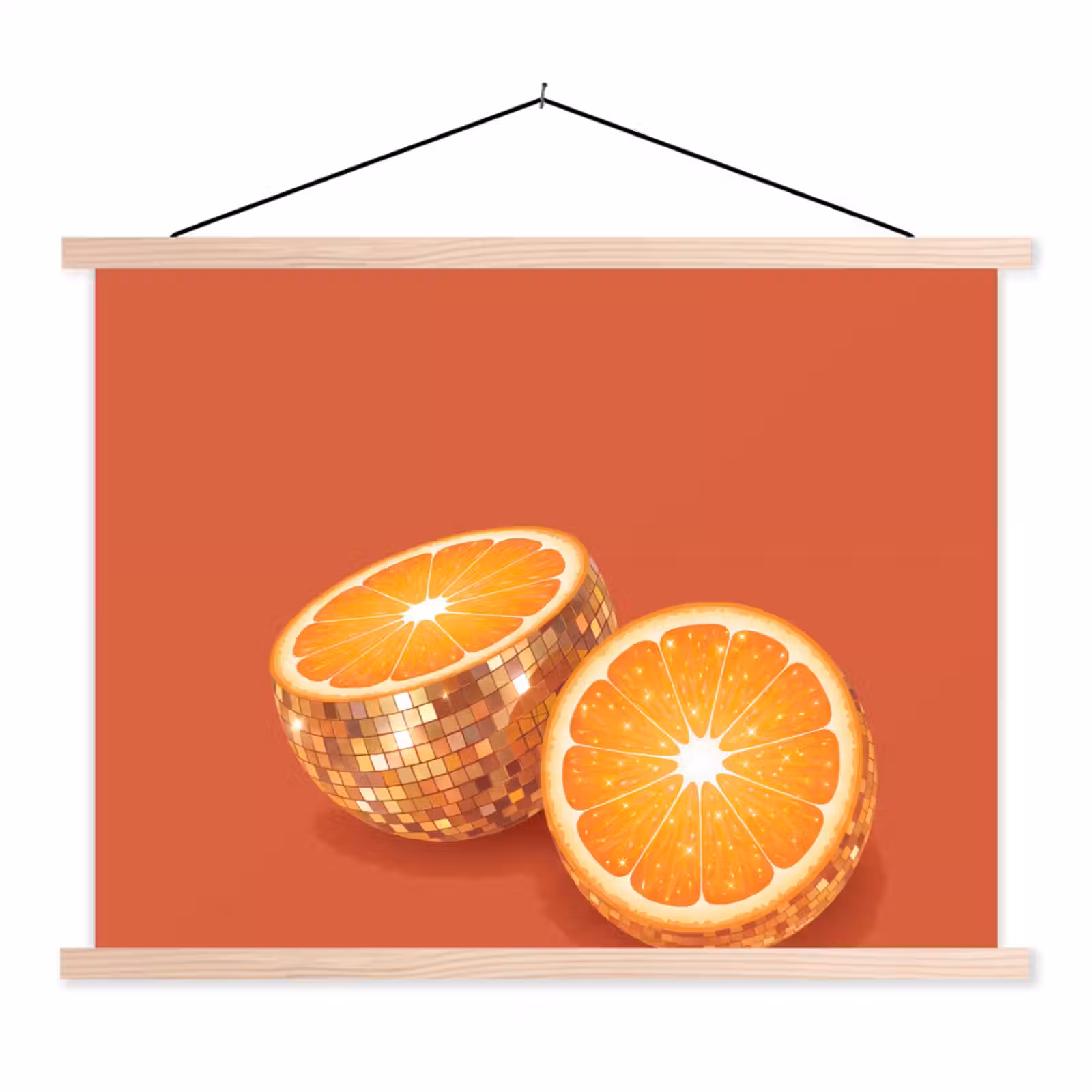 Schoolplaat - Fruit - Disco - Goud — 1