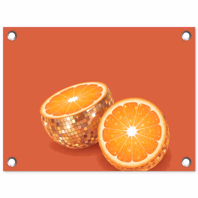Tuinposter - Fruit - Disco - Goud — 1