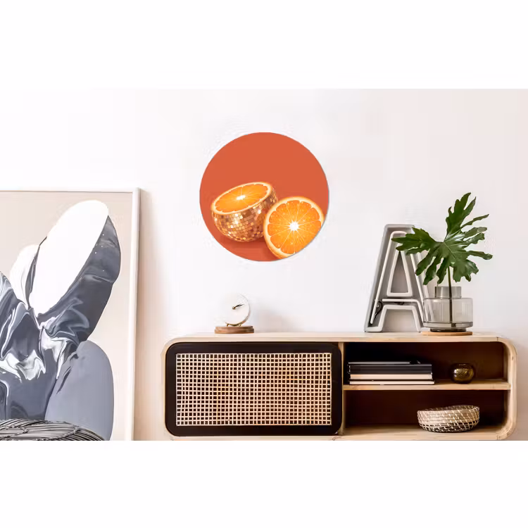 Wandcirkel - Aluminium - Fruit - Disco - Goud — 3