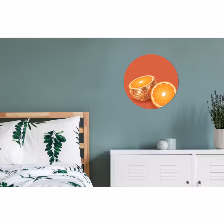 Wandcirkel - Aluminium - Fruit - Disco - Goud — 4