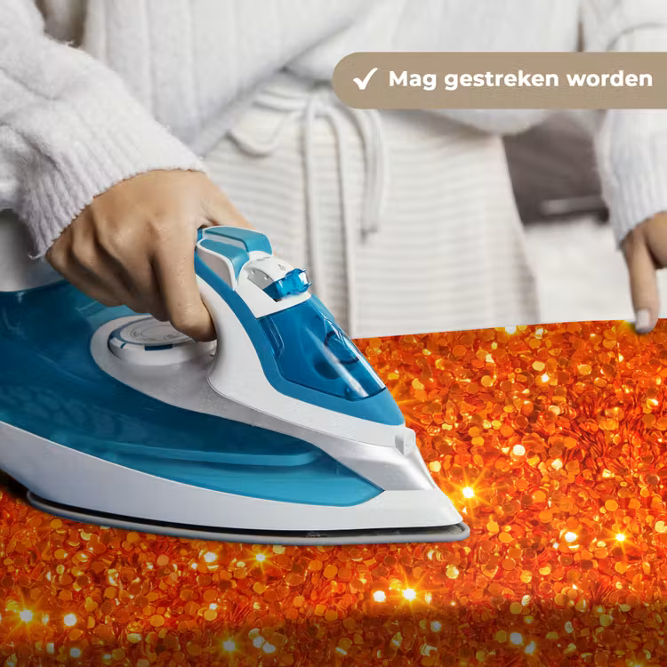 Wandkleed - Glitter - Oranje - Abstract — 6