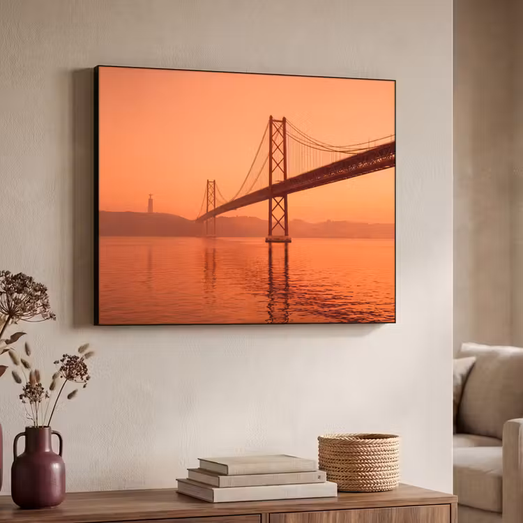 Art Frame - Brug - Water - Oranje — 7