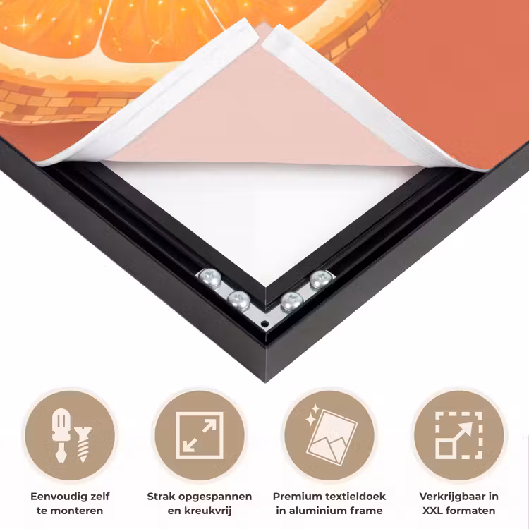 Art Frame - Fruit - Disco - Goud — 8
