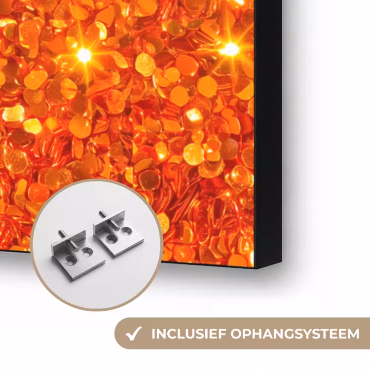 Art Frame - Glitter - Oranje - Abstract — 6