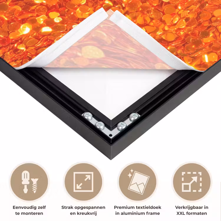 Art Frame - Glitter - Oranje - Abstract — 8