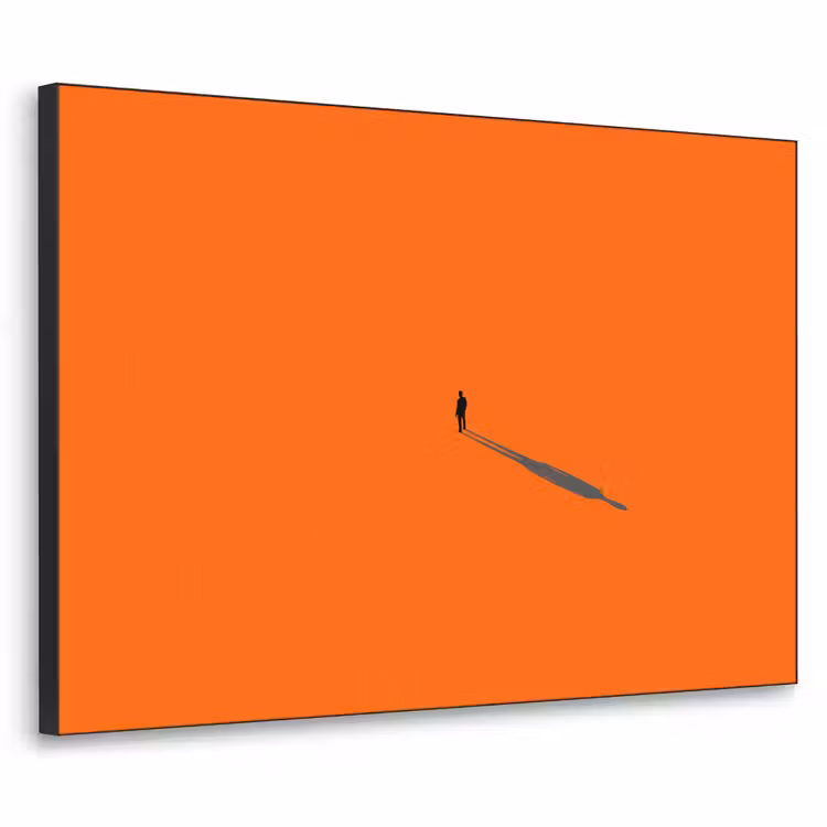 Art Frame - Persoon - Schaduw - Oranje — 1