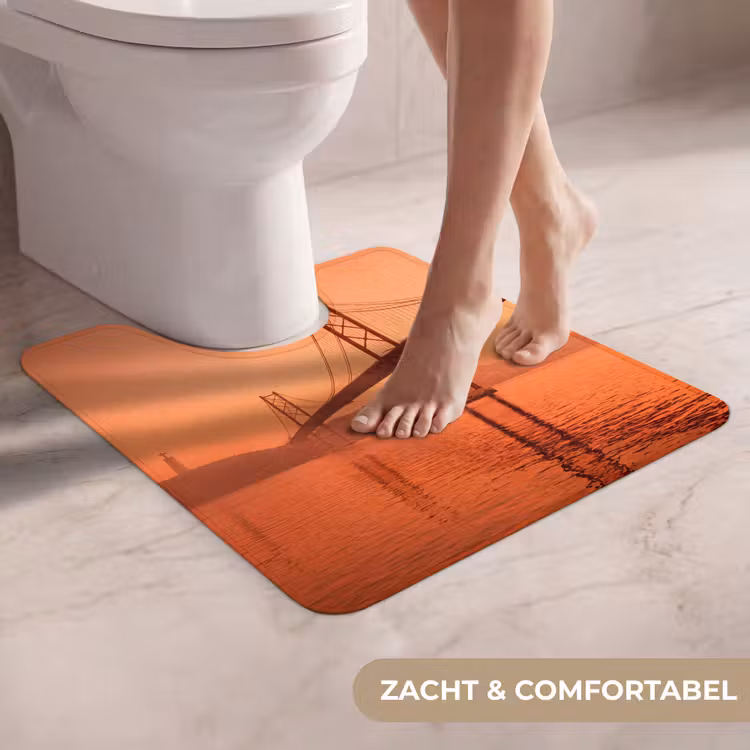 Wc Mat - Brug - Water - Oranje — 5