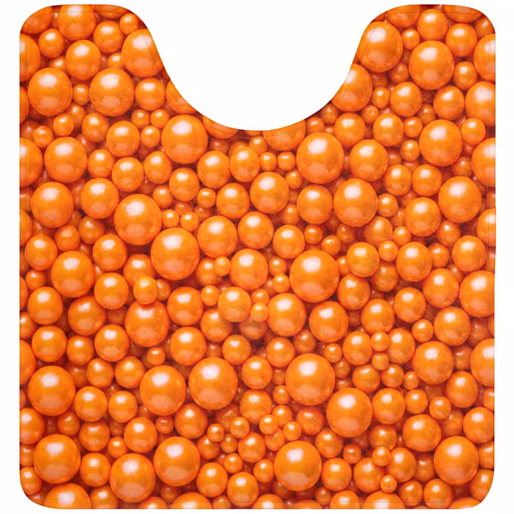 Wc Mat - Snoep - Oranje - Patroon — 1