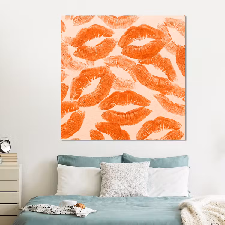 Forex - Oranje kusafdrukken - Liefde — 2