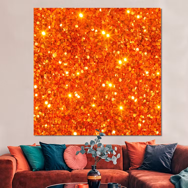 Forex - Glitter - Oranje - Abstract — 3
