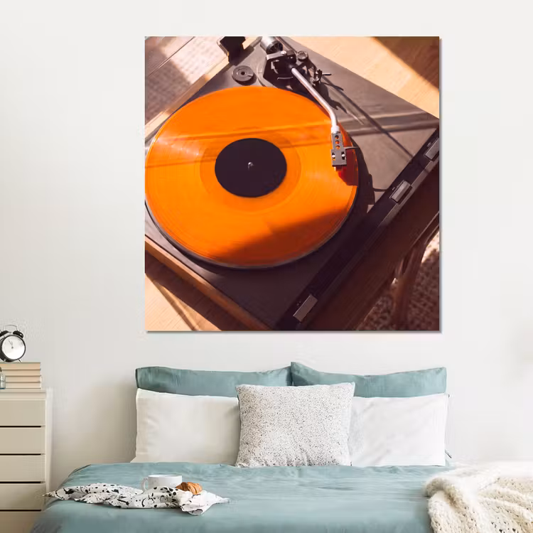 Forex - Platenspeler - Oranje - Muziek — 2