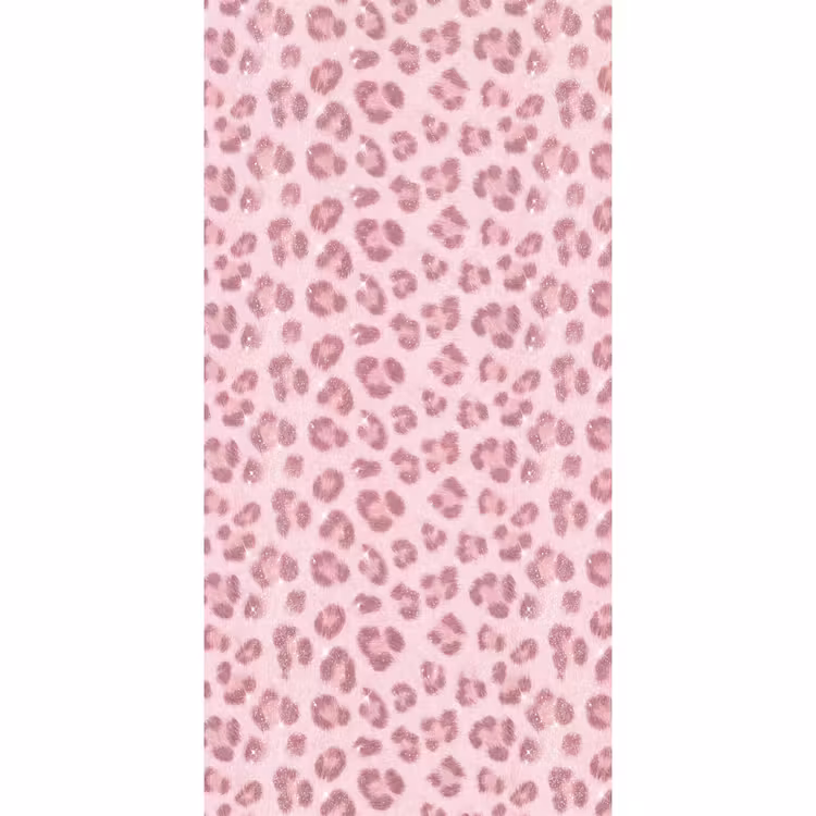 Behang - Roze dierenprint - Glitter β 2