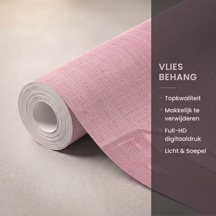 Behang - Stad - Abstract - Roze β 3