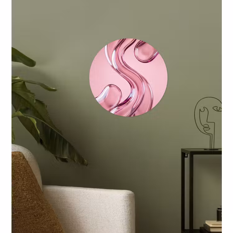 Behangcirkel - Vorm - Abstract - Roze — 3