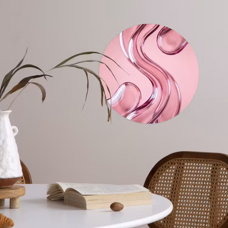 Behangcirkel - Vorm - Abstract - Roze — 4