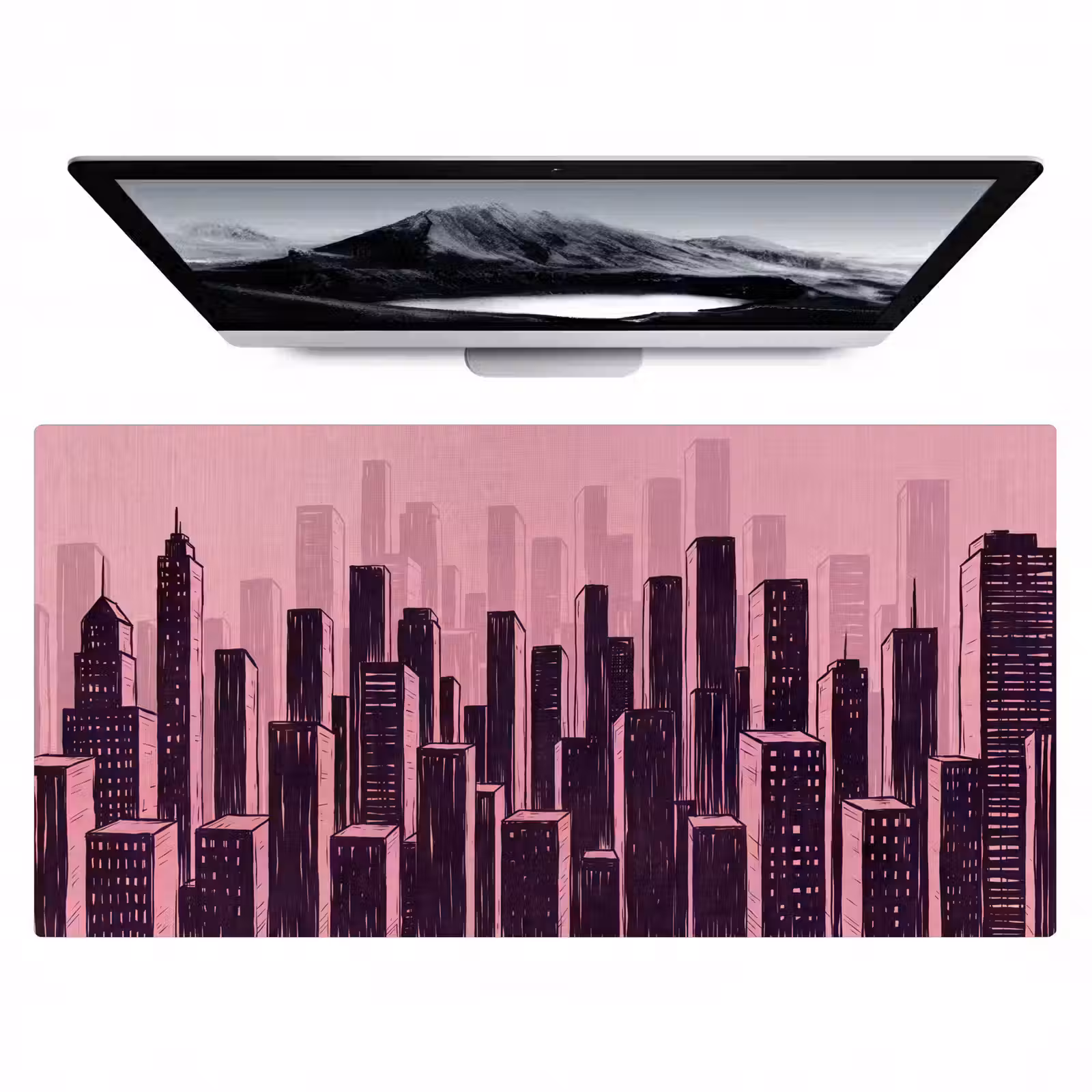 Bureau onderlegger - Stad - Abstract - Roze — 1