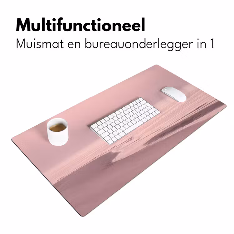 Bureau onderlegger - Roze zonsondergang - Strand — 7