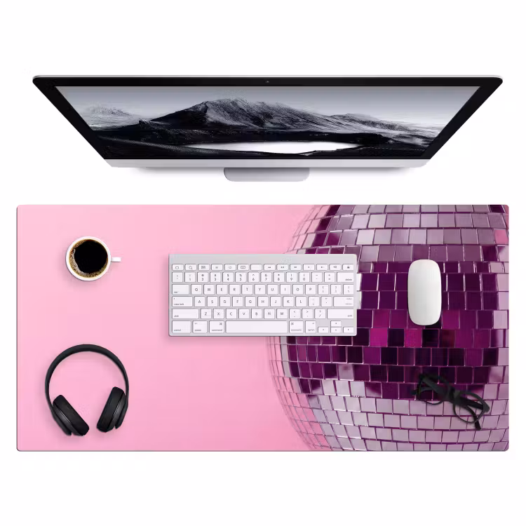 Bureau onderlegger - Spiegelbal - Zilver - Modern — 4