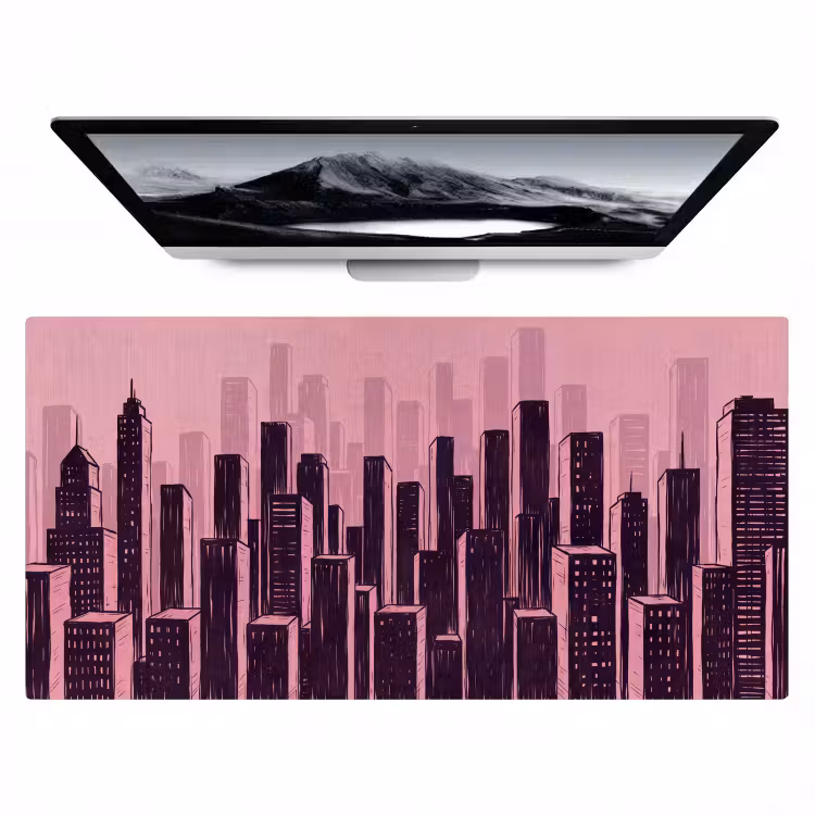 Bureau onderlegger - Stad - Abstract - Roze — 1