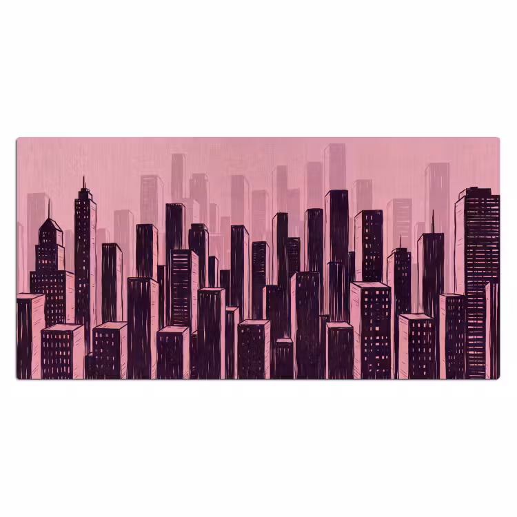 Bureau onderlegger - Stad - Abstract - Roze — 2
