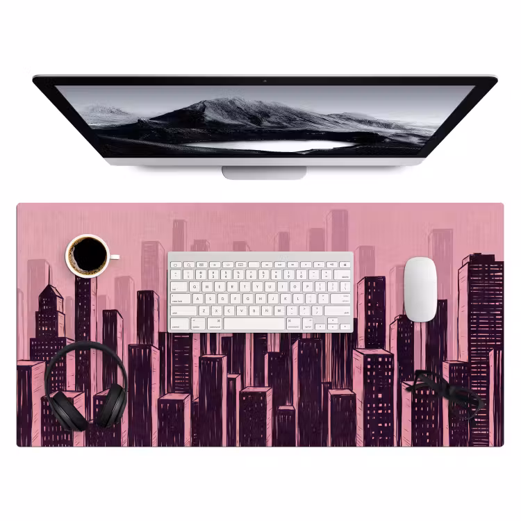 Bureau onderlegger - Stad - Abstract - Roze — 4